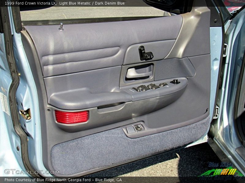 Light Blue Metallic / Dark Denim Blue 1999 Ford Crown Victoria LX