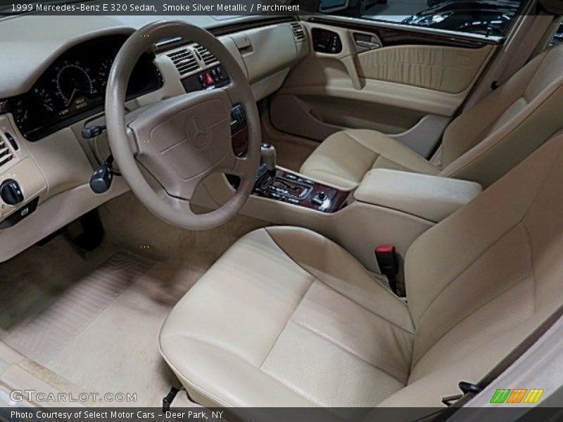 Smoke Silver Metallic / Parchment 1999 Mercedes-Benz E 320 Sedan