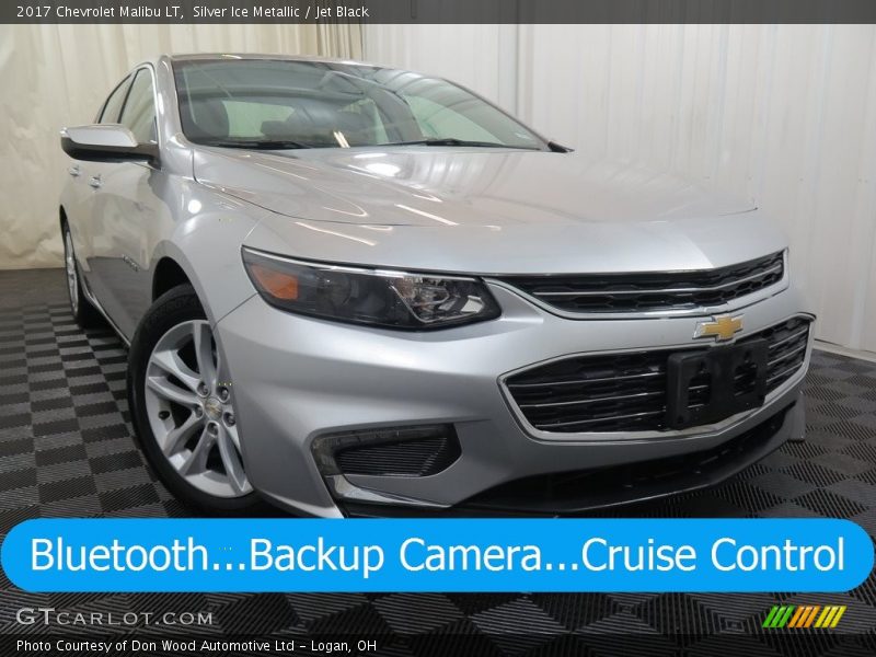 Silver Ice Metallic / Jet Black 2017 Chevrolet Malibu LT