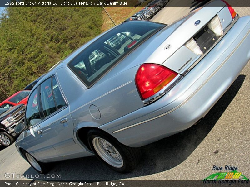 Light Blue Metallic / Dark Denim Blue 1999 Ford Crown Victoria LX