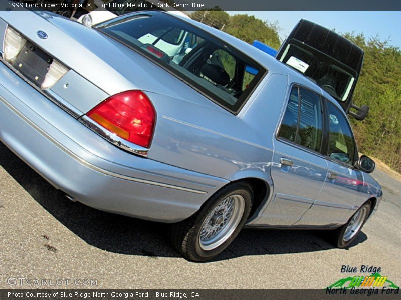 Light Blue Metallic / Dark Denim Blue 1999 Ford Crown Victoria LX