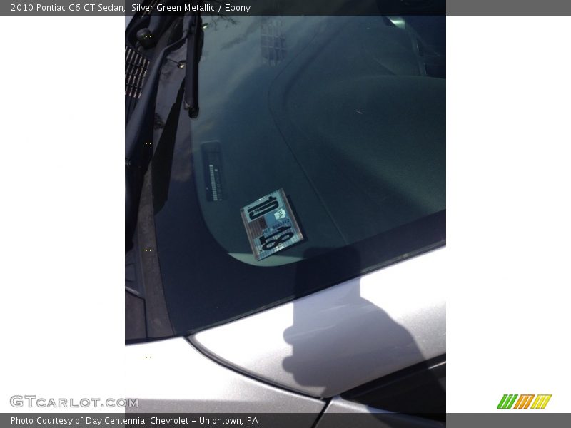 Silver Green Metallic / Ebony 2010 Pontiac G6 GT Sedan