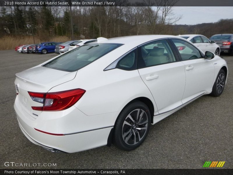White Orchid Pearl / Ivory 2018 Honda Accord EX Hybrid Sedan