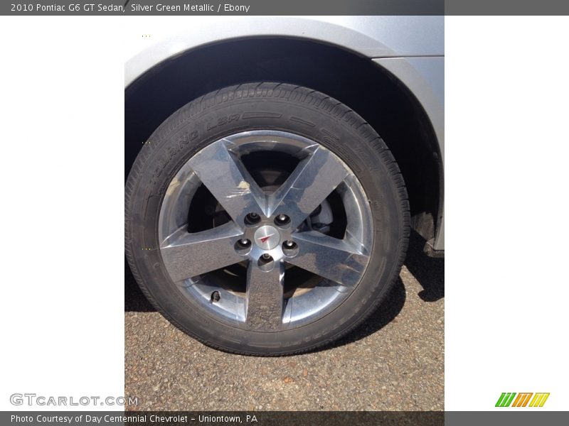 Silver Green Metallic / Ebony 2010 Pontiac G6 GT Sedan