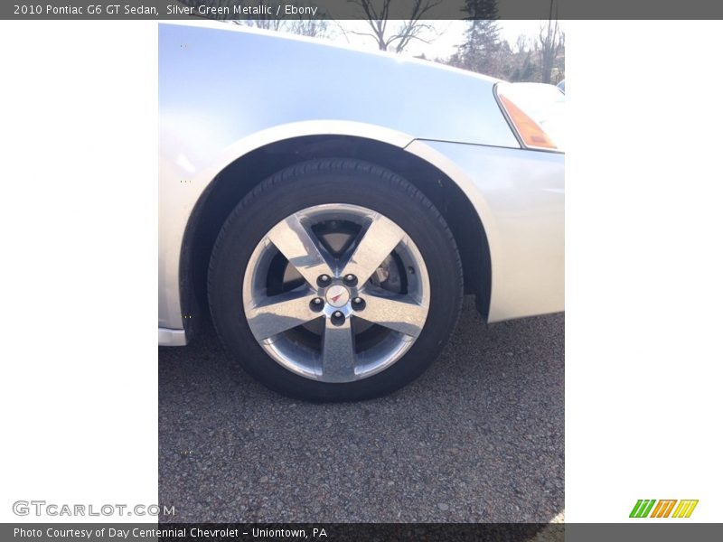 Silver Green Metallic / Ebony 2010 Pontiac G6 GT Sedan