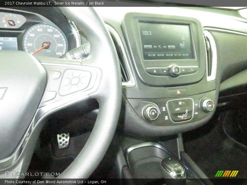 Silver Ice Metallic / Jet Black 2017 Chevrolet Malibu LT