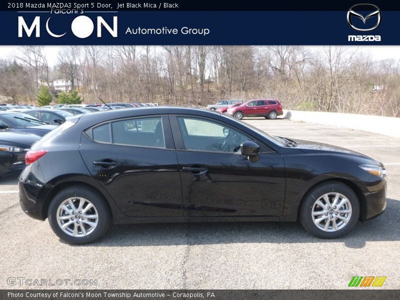 Jet Black Mica / Black 2018 Mazda MAZDA3 Sport 5 Door