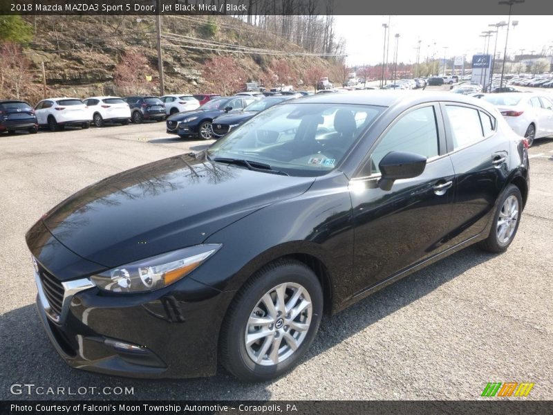 Jet Black Mica / Black 2018 Mazda MAZDA3 Sport 5 Door