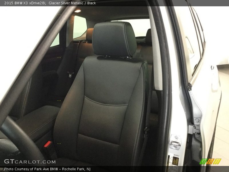 Glacier Silver Metallic / Black 2015 BMW X3 xDrive28i