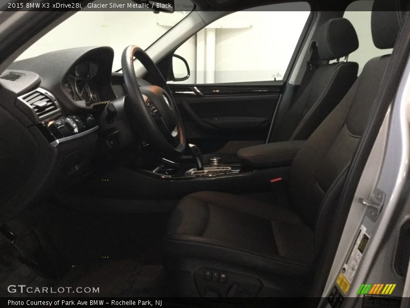 Glacier Silver Metallic / Black 2015 BMW X3 xDrive28i