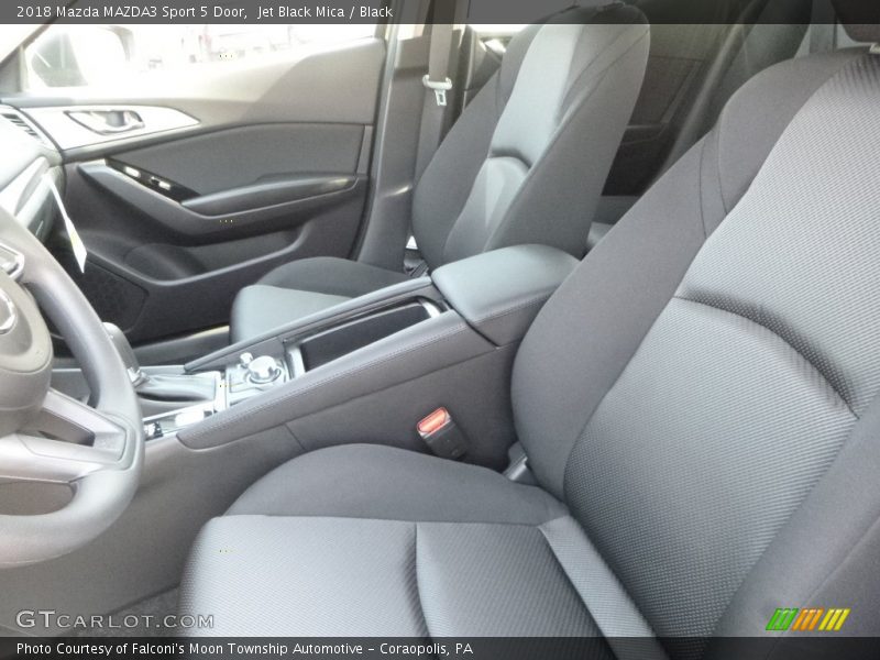 Jet Black Mica / Black 2018 Mazda MAZDA3 Sport 5 Door