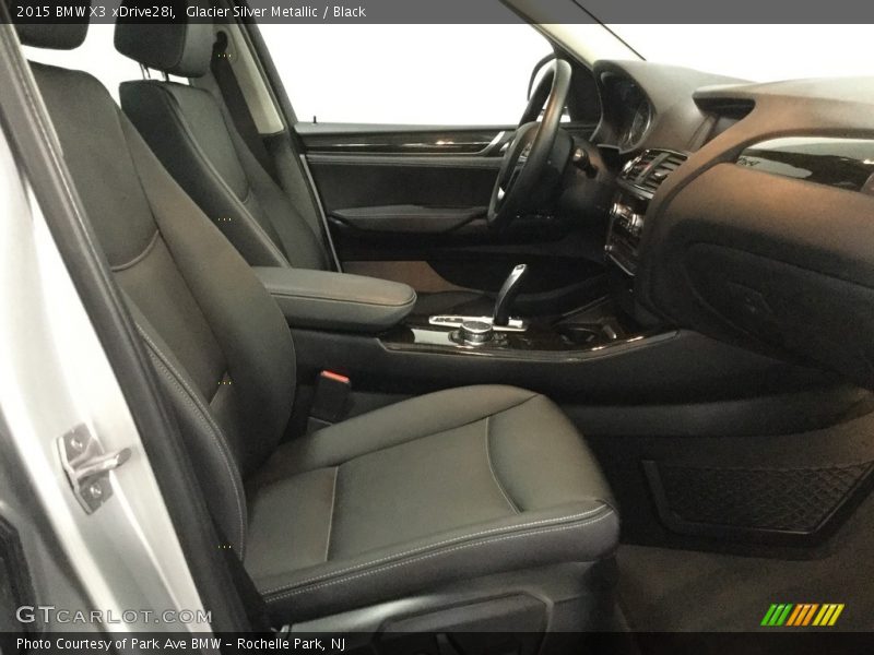 Glacier Silver Metallic / Black 2015 BMW X3 xDrive28i
