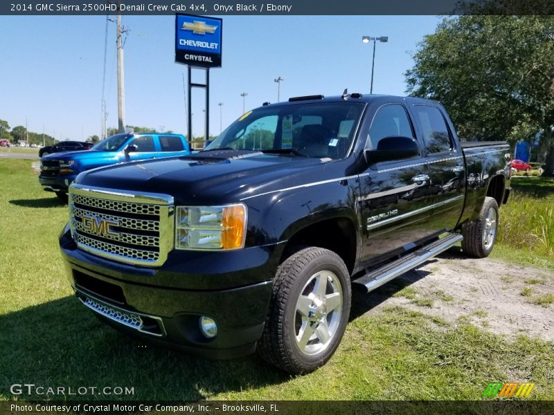 Onyx Black / Ebony 2014 GMC Sierra 2500HD Denali Crew Cab 4x4