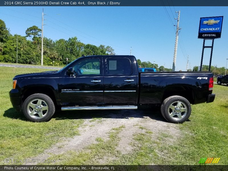 Onyx Black / Ebony 2014 GMC Sierra 2500HD Denali Crew Cab 4x4