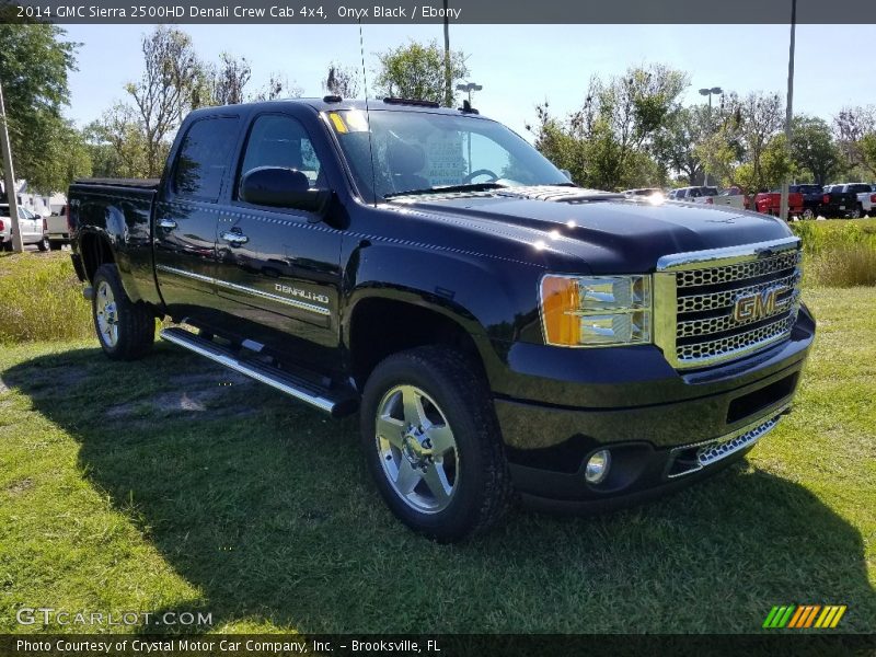 Onyx Black / Ebony 2014 GMC Sierra 2500HD Denali Crew Cab 4x4