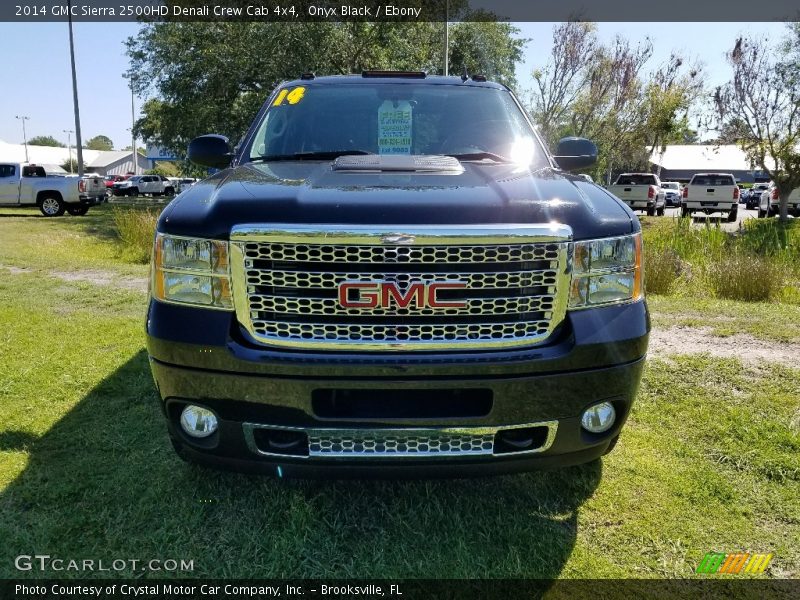 Onyx Black / Ebony 2014 GMC Sierra 2500HD Denali Crew Cab 4x4