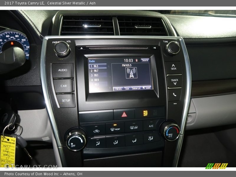 Celestial Silver Metallic / Ash 2017 Toyota Camry LE