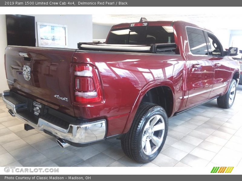 Delmonico Red Pearl / Black 2019 Ram 1500 Limited Crew Cab 4x4