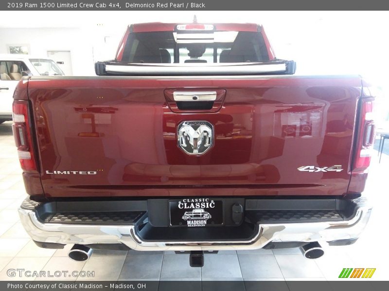 Delmonico Red Pearl / Black 2019 Ram 1500 Limited Crew Cab 4x4