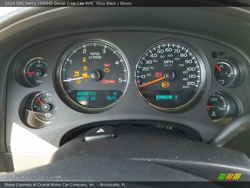 Onyx Black / Ebony 2014 GMC Sierra 2500HD Denali Crew Cab 4x4