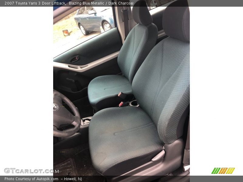 Blazing Blue Metallic / Dark Charcoal 2007 Toyota Yaris 3 Door Liftback