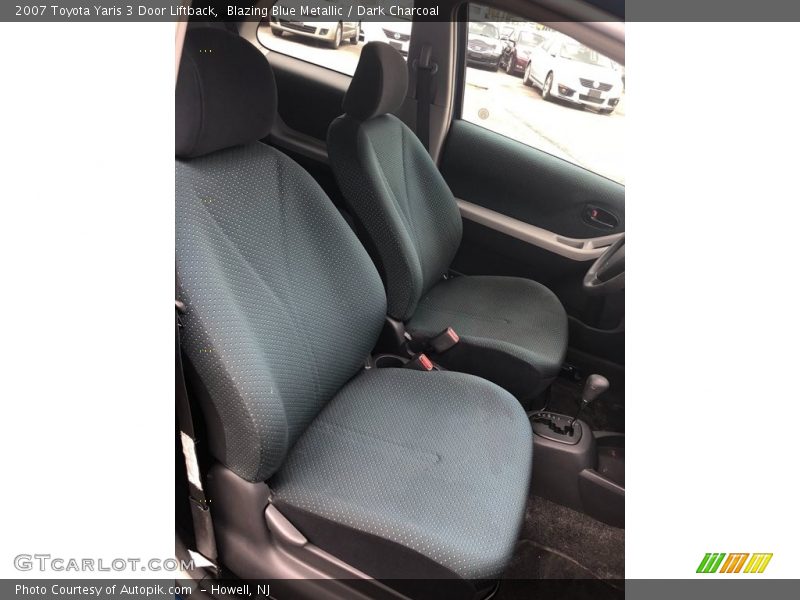 Blazing Blue Metallic / Dark Charcoal 2007 Toyota Yaris 3 Door Liftback
