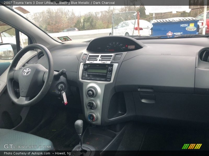 Blazing Blue Metallic / Dark Charcoal 2007 Toyota Yaris 3 Door Liftback