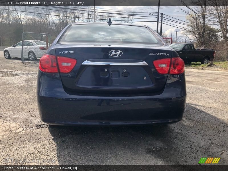 Regatta Blue / Gray 2010 Hyundai Elantra GLS