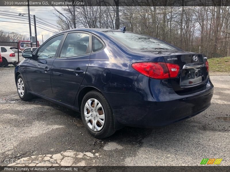 Regatta Blue / Gray 2010 Hyundai Elantra GLS