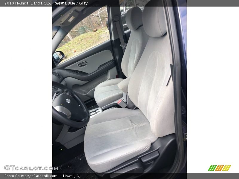 Regatta Blue / Gray 2010 Hyundai Elantra GLS