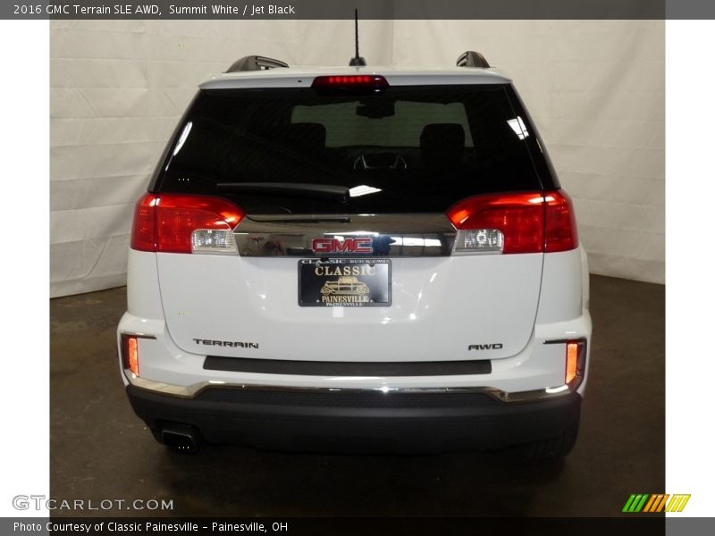 Summit White / Jet Black 2016 GMC Terrain SLE AWD