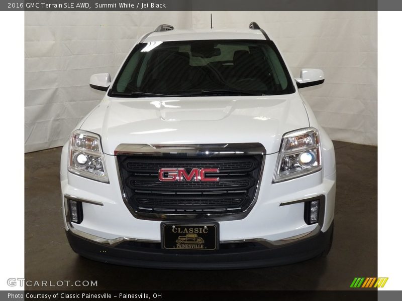 Summit White / Jet Black 2016 GMC Terrain SLE AWD