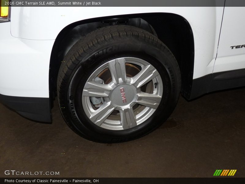 Summit White / Jet Black 2016 GMC Terrain SLE AWD