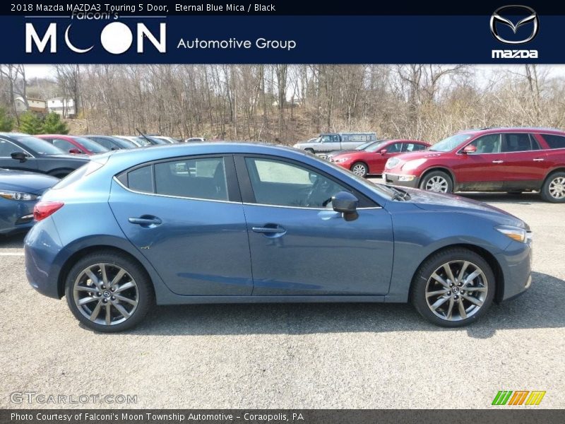 Eternal Blue Mica / Black 2018 Mazda MAZDA3 Touring 5 Door