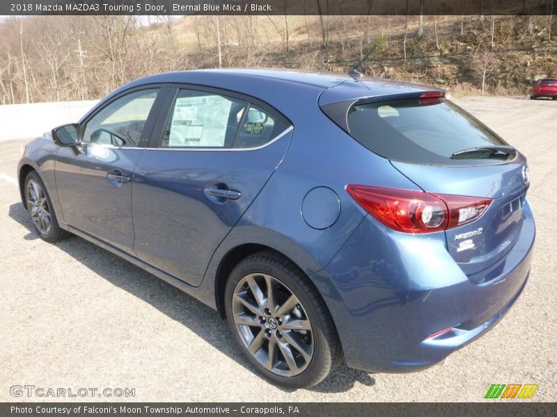 Eternal Blue Mica / Black 2018 Mazda MAZDA3 Touring 5 Door