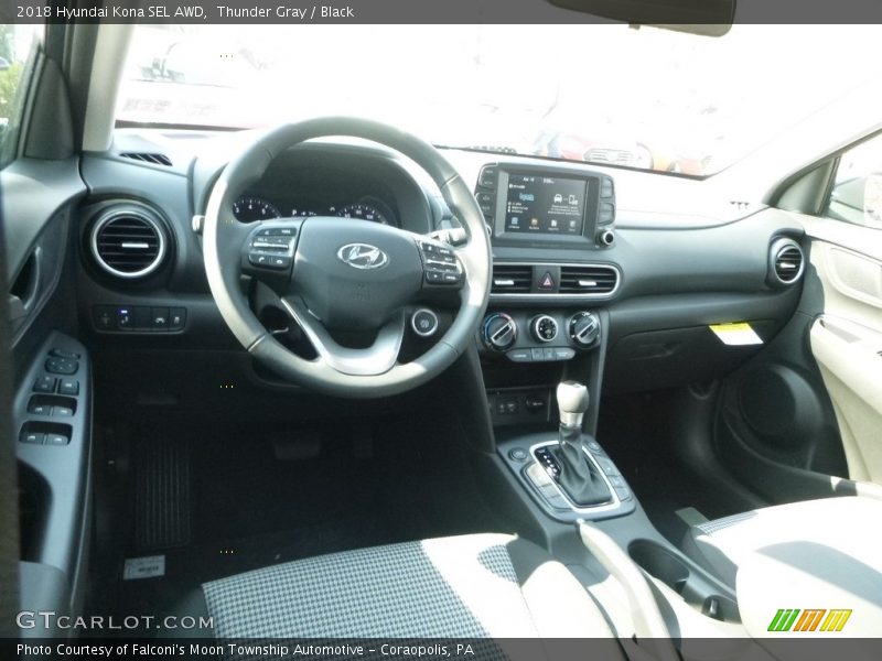 Thunder Gray / Black 2018 Hyundai Kona SEL AWD