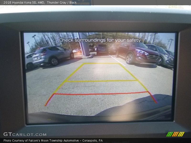 Thunder Gray / Black 2018 Hyundai Kona SEL AWD