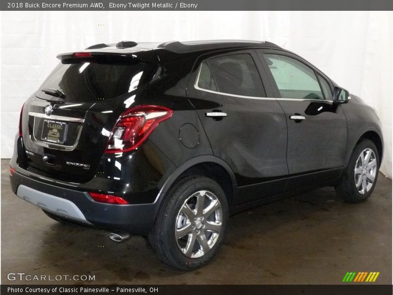 Ebony Twilight Metallic / Ebony 2018 Buick Encore Premium AWD