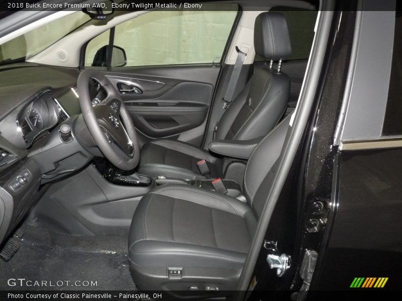 Ebony Twilight Metallic / Ebony 2018 Buick Encore Premium AWD
