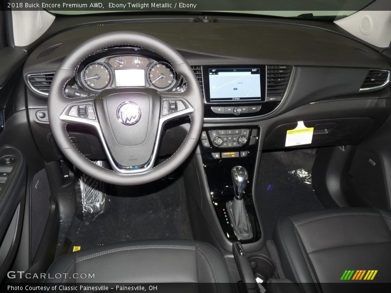 Ebony Twilight Metallic / Ebony 2018 Buick Encore Premium AWD