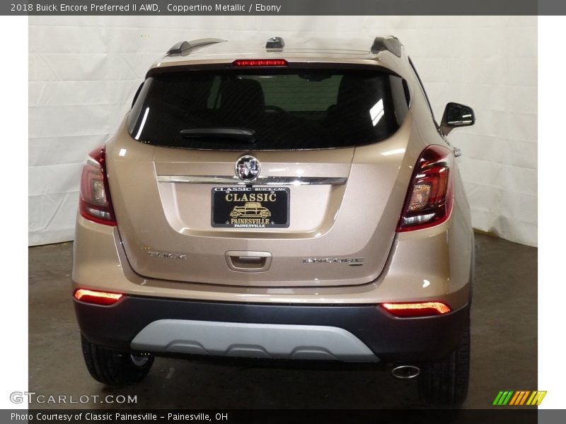 Coppertino Metallic / Ebony 2018 Buick Encore Preferred II AWD