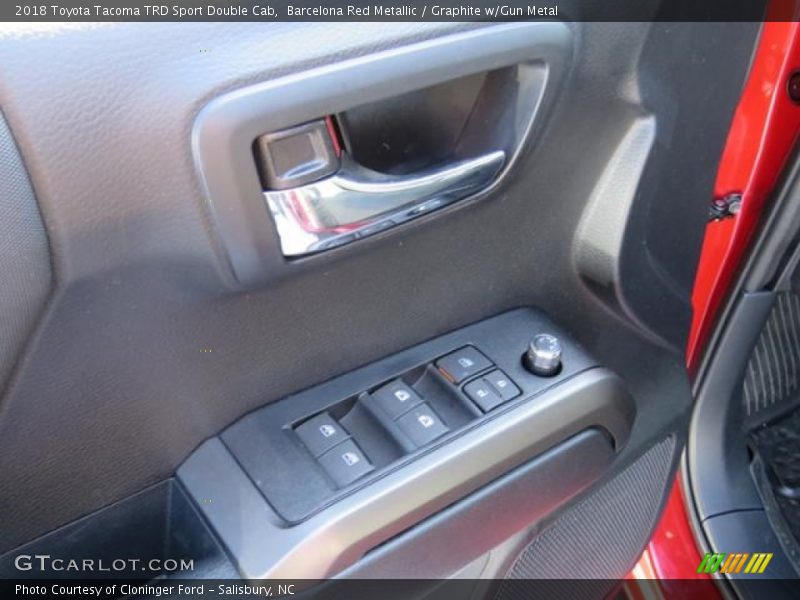 Barcelona Red Metallic / Graphite w/Gun Metal 2018 Toyota Tacoma TRD Sport Double Cab