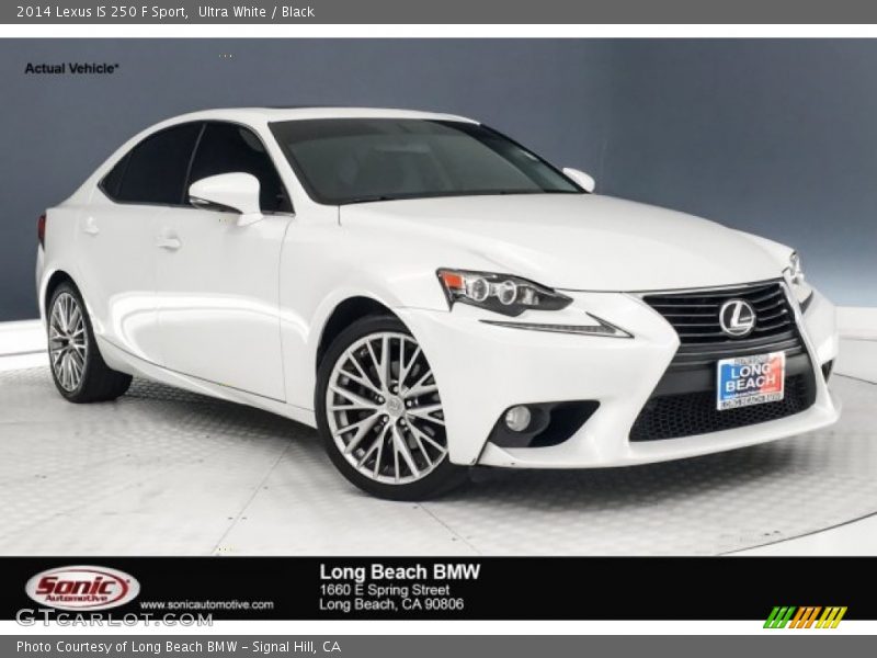 Ultra White / Black 2014 Lexus IS 250 F Sport