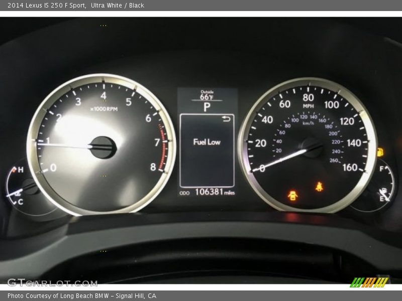 Ultra White / Black 2014 Lexus IS 250 F Sport