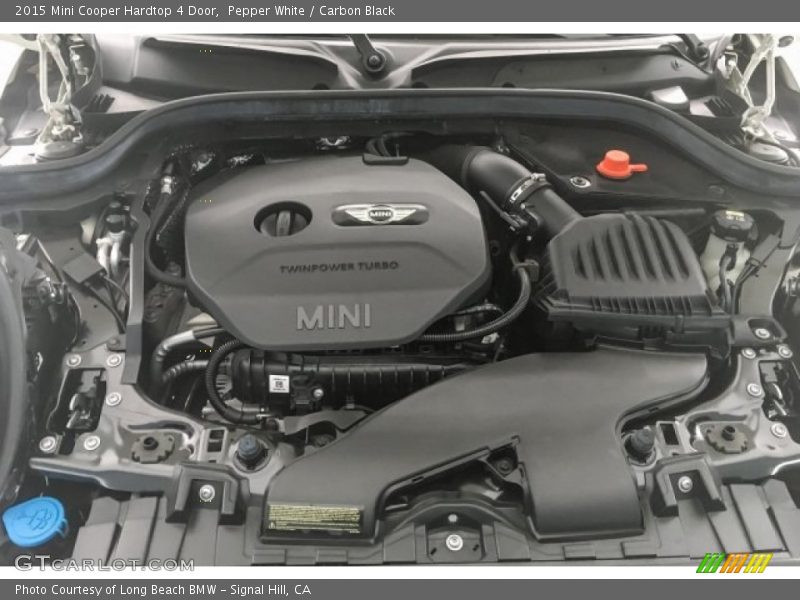 Pepper White / Carbon Black 2015 Mini Cooper Hardtop 4 Door