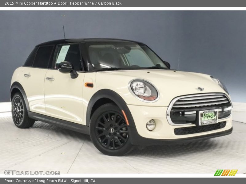 Pepper White / Carbon Black 2015 Mini Cooper Hardtop 4 Door