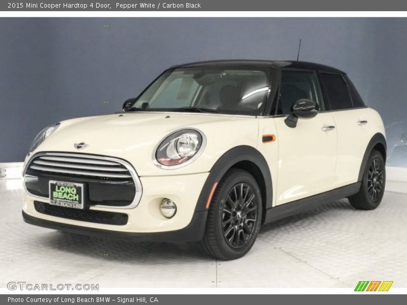 Pepper White / Carbon Black 2015 Mini Cooper Hardtop 4 Door