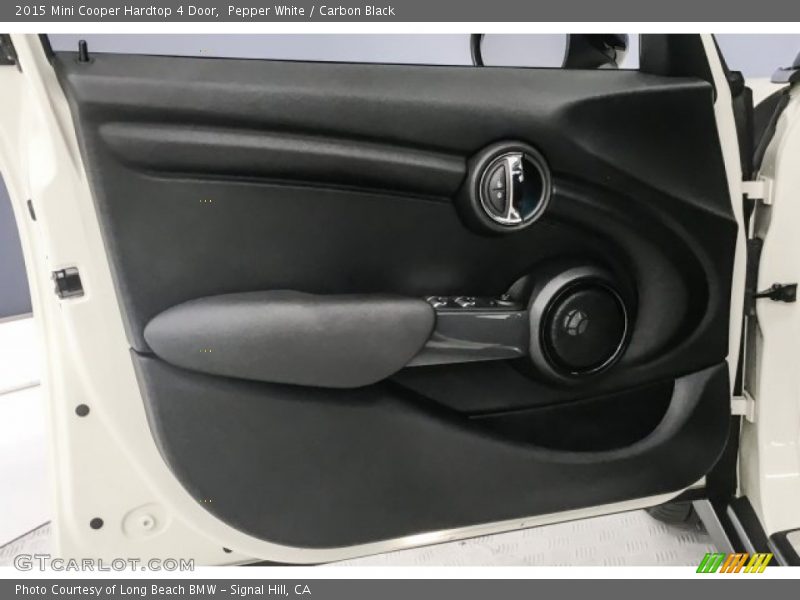 Pepper White / Carbon Black 2015 Mini Cooper Hardtop 4 Door