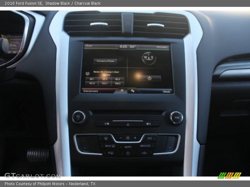 Shadow Black / Charcoal Black 2016 Ford Fusion SE