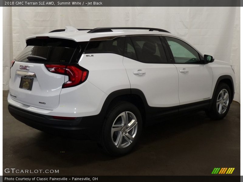 Summit White / ­Jet Black 2018 GMC Terrain SLE AWD